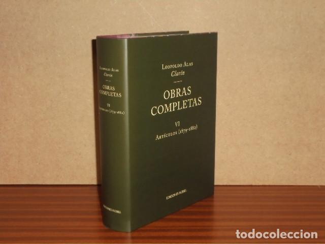 Libri di seconda mano: OBRAS COMPLETAS VI - ART&Iacute;CULOS (1879-1882) - Clar&iacute;n, Leopoldo Alas