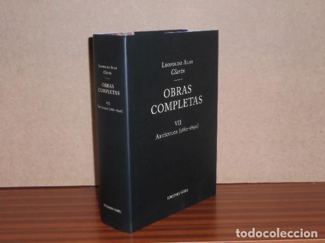 Libri di seconda mano: OBRAS COMPLETAS VII - ART&Iacute;CULOS (1882-1890) - Clar&iacute;n, Leopoldo Alas