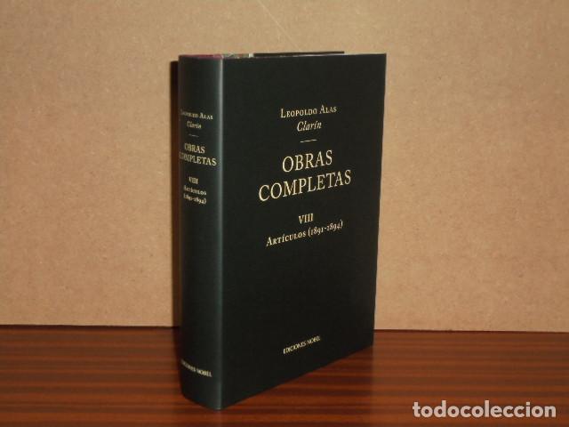 B&uuml;cher: OBRAS COMPLETAS VIII - ART&Iacute;CULOS (1891-1894) - Clar&iacute;n, Leopoldo Alas