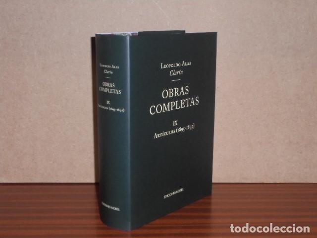Libros: OBRAS COMPLETAS IX - ART&Iacute;CULOS (1895-1897) - Clar&iacute;n, Leopoldo Alas