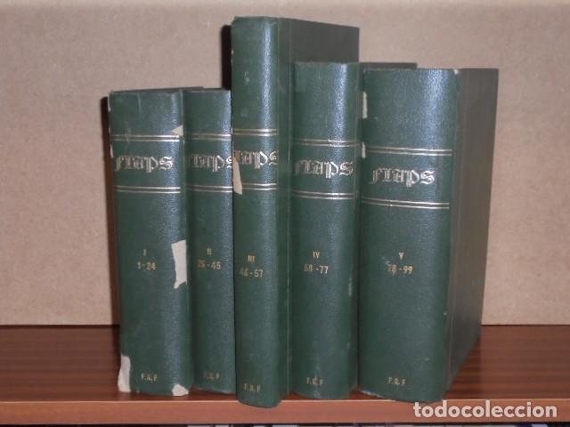books: FLAPS - Revista juvenil de aeron&aacute;utica - Tomos 1 a 99 (99 revistas encuadernadas en 5 vol&uacute;menes) - V