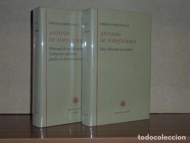 Libros: OBRAS COMPLETAS I y II (Dos tomos) - Torquemada, Antonio de