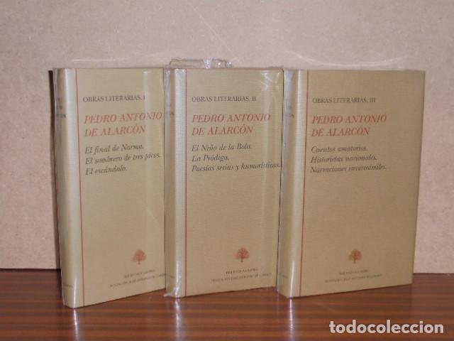 Livres: OBRAS LITERARIAS I - II - III (Tres tomos) - Alarc&oacute;n, Pedro Antonio de