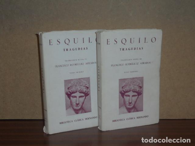 Libros: TRAGEDIAS I y II (Dos tomos) - Esquilo - Esquilo - Foto 1
