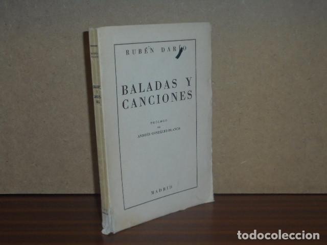 Libri di seconda mano: BALADAS Y CANCIONES - Dar&iacute;o, Rub&eacute;n