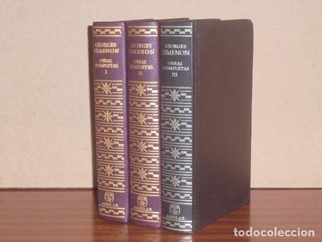 Libros: OBRAS COMPLETAS I - I - III (Tres tomos 3) - Simenon, Georges