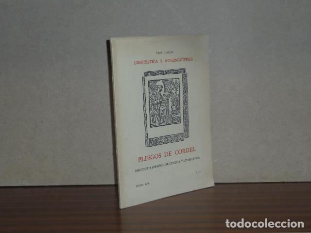 Libri di seconda mano: LING&Uuml;&Iacute;STICA Y NO-LING&Uuml;&Iacute;STICA - Pliegos de cordel 1 : 3 - Lam&iacute;quiz, Vidal