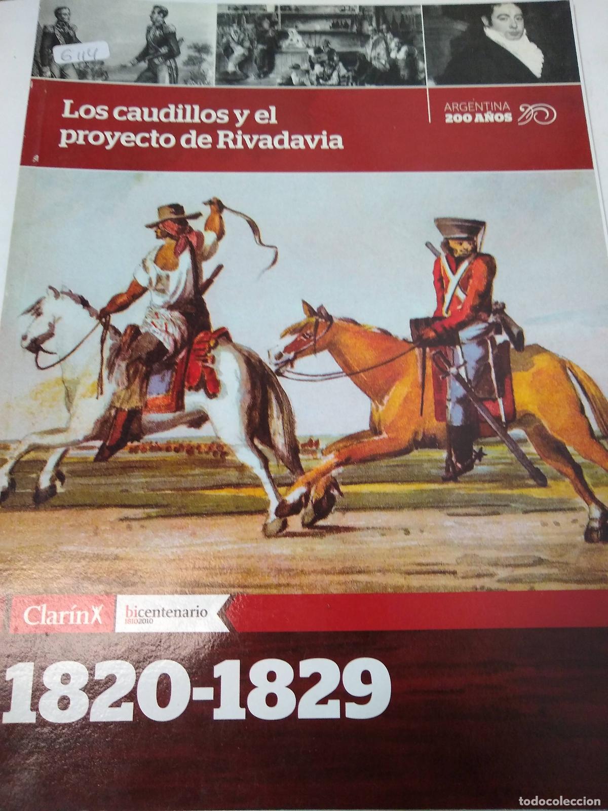 Livros em segunda m&atilde;o: Los Caudillos Y El Proyecto De Rivadavia (1820-1829) - Vario - Varios autores