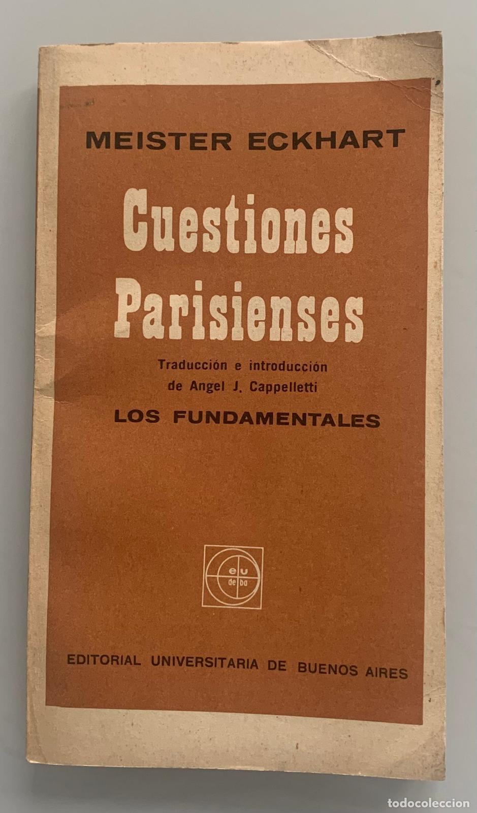 B&uuml;cher: CUESTIONES PARISIENSES - Meister Eckhart