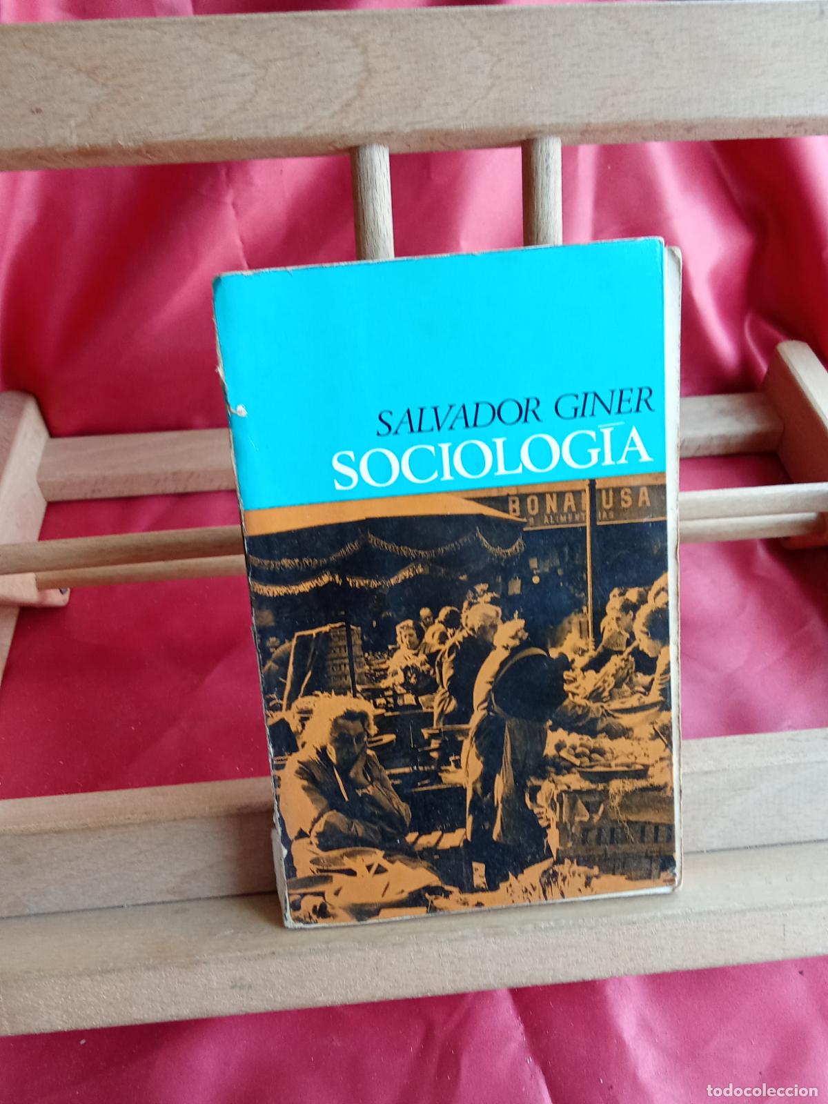 Libros: Sociolog&iacute;a, Salvador Giner. L12820-17111