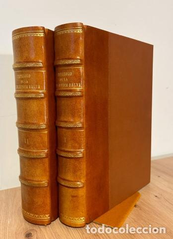 Libros: Cat&aacute;logo de la Biblioteca de Salv&aacute;.Obra completa.2 vols. - Salv&aacute; y Mallen, Pedro