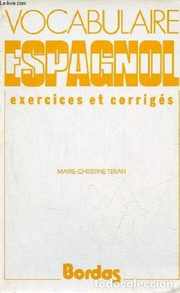 Libros: Exercices de vocabulaire espagnol- 9782040182212