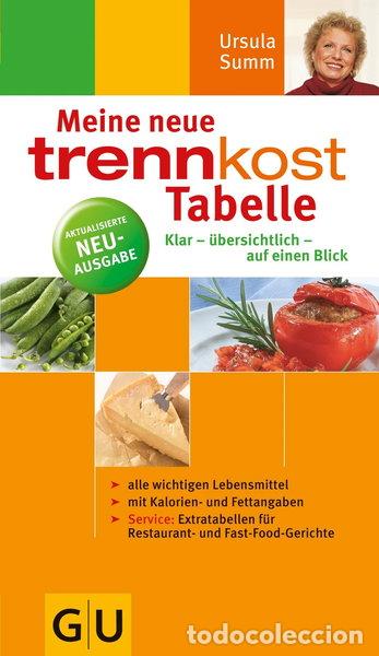 Libros: Meine neue Trennkost-Tabelle- 9783774260726