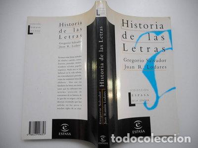 Libros: Historia de las letras- 9788423998357