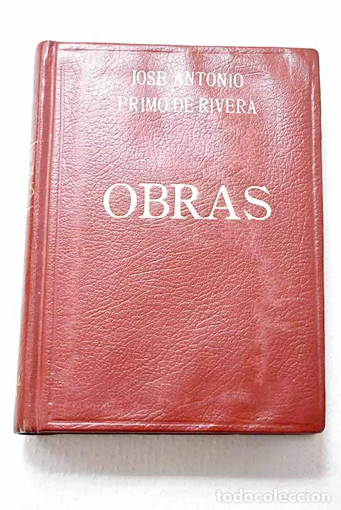 Livres: Obras: Primo de Rivera, Jos&eacute; Antonio.- Primo de Rivera, Jos&eacute; Antonio