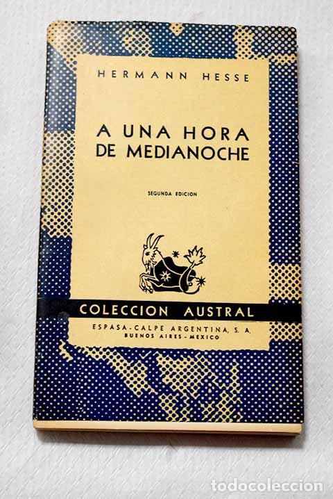 Libros: A una hora de medianoche.- Hesse, Hermann