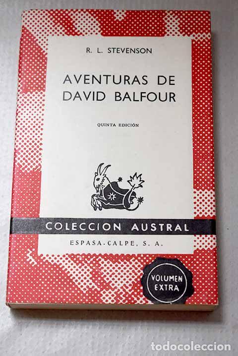 Libros: Aventuras de David Balfour.- Stevenson, Robert Louis