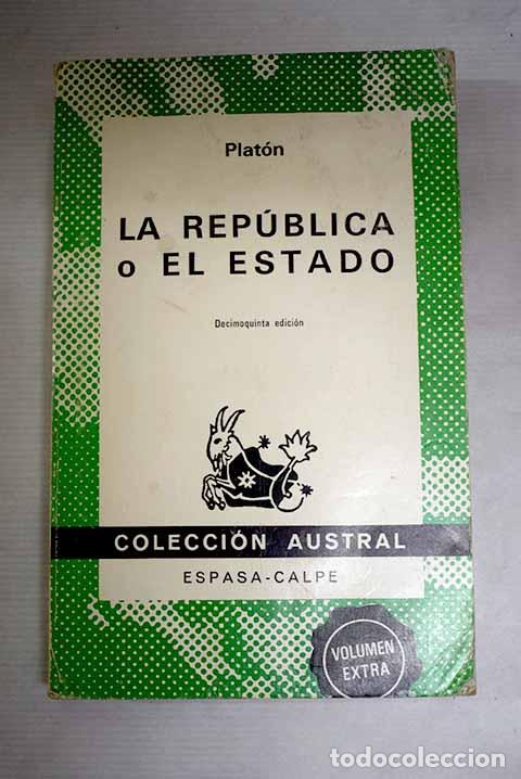 Libros: La rep&uacute;blica: Plat&oacute;n.- Plat&oacute;n