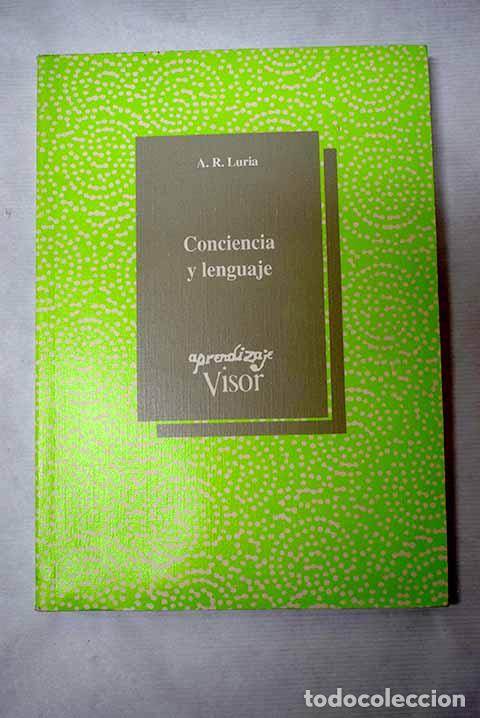 Libros: Conciencia y lenguaje.- Luria, Aleksandr Romanovich