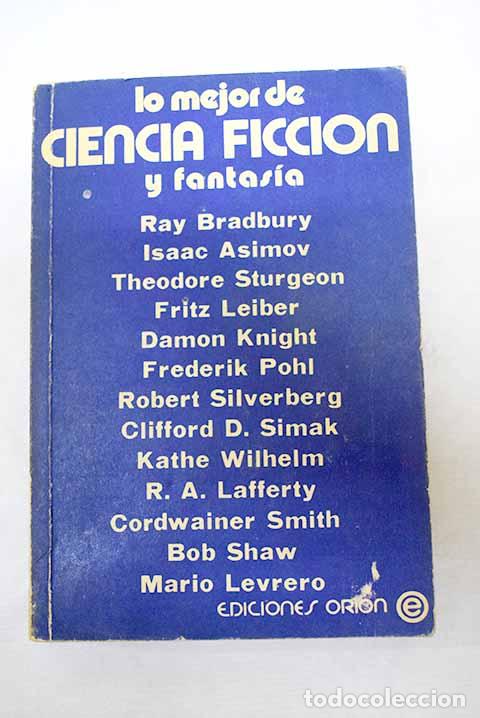 Libros: Lo mejor de ciencia ficci&oacute;n y fantas&iacute;a