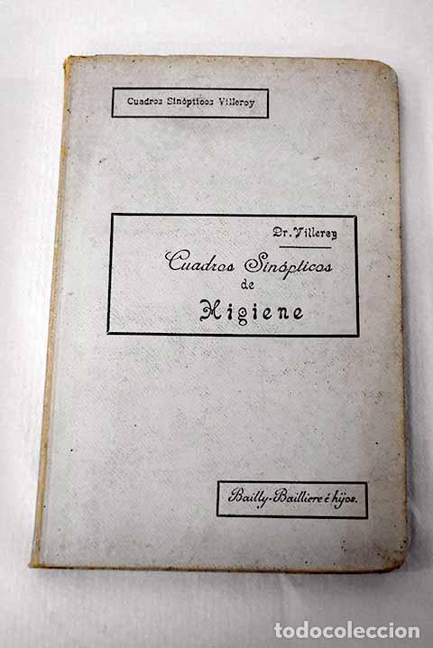 Libros: Cuadros sin&oacute;pticos de higiene para uso de estudiantes y de pr&aacute;cticos.- Reille, P.