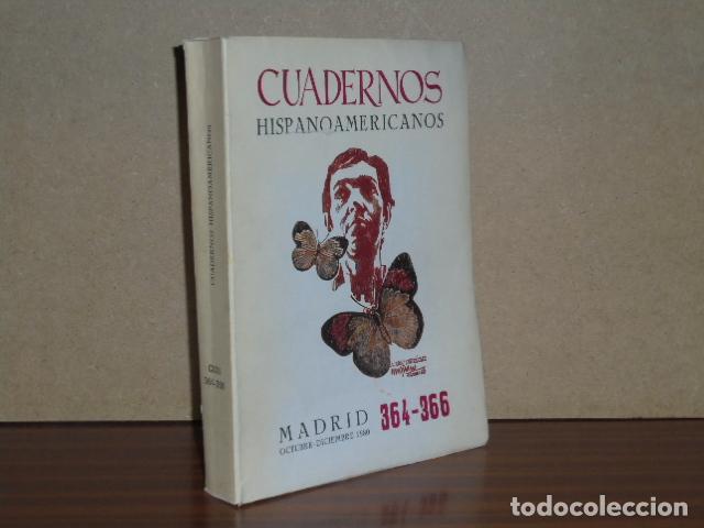 Libros: CUADERNOS HISPANOAMERICANOS, 364-366 - Octubre-Diciembre 1980 - HOMENAJE A JULIO CORT&Aacute;ZAR - VV. AA.