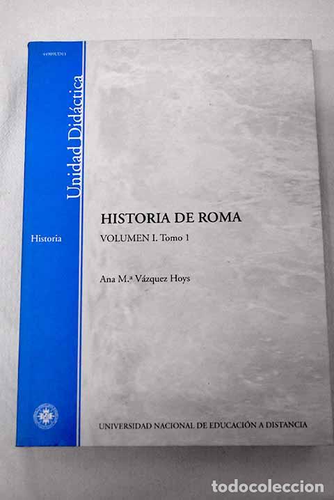 books: Historia de Roma, tomo I.- V&aacute;zquez Hoys, Ana Mar&iacute;a