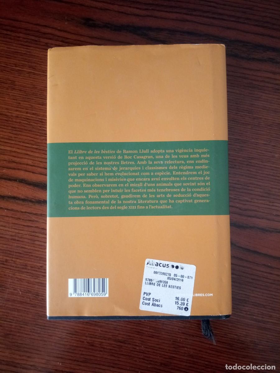 Libros: &rdquo;Llibre de les b&egrave;sties&rdquo;, Ramon Llull (Sembra) - Foto 2