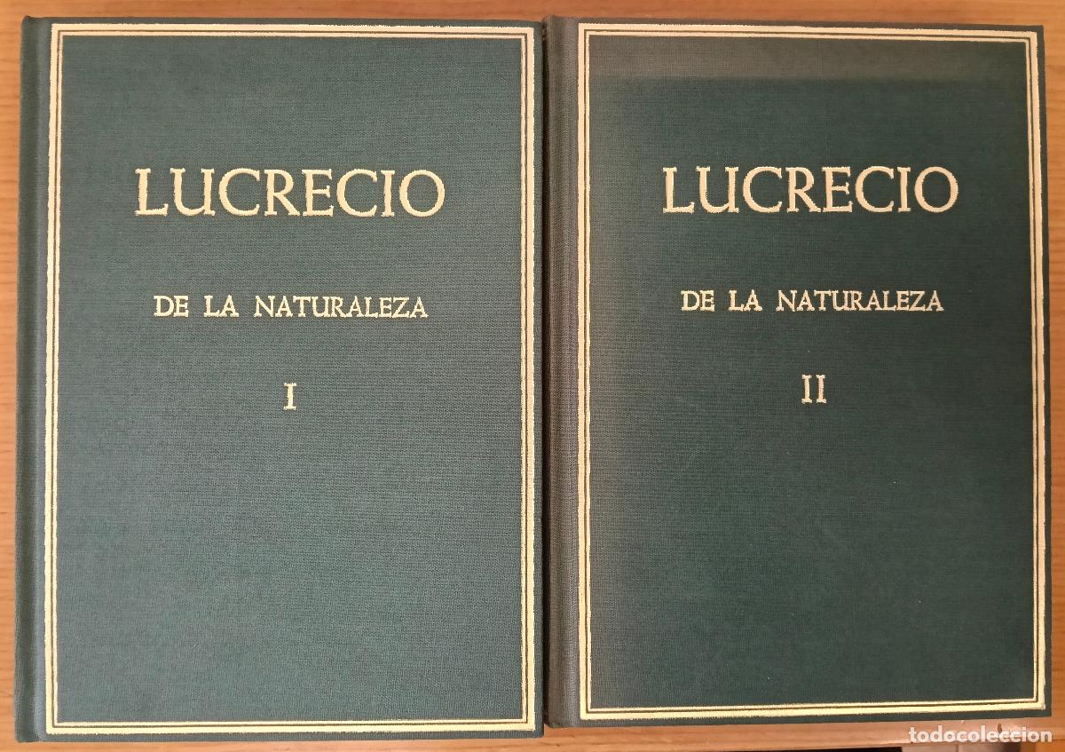 Livros em segunda m&atilde;o: De la naturaleza. Volumenes I y II. (Lib. I-III y Lib. IV-VI) - Lucrecio