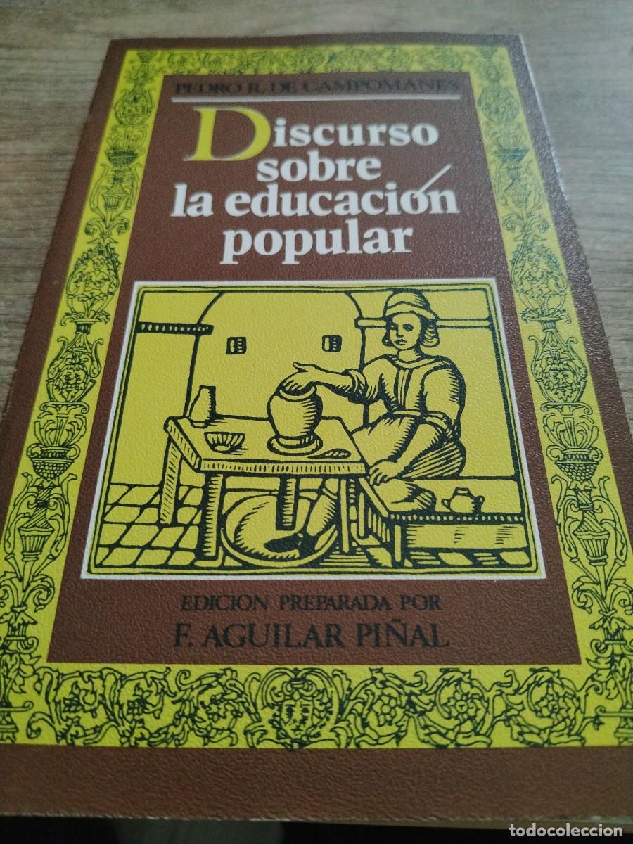 Libros: EDITORA NACIONAL DISCURSO SOBRE EDUCACION POPULAR