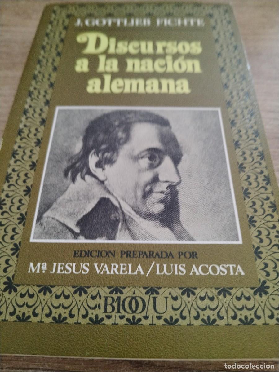Livres: EDITORA NACIONAL DISCURSOS A LA NACION ALEMANA