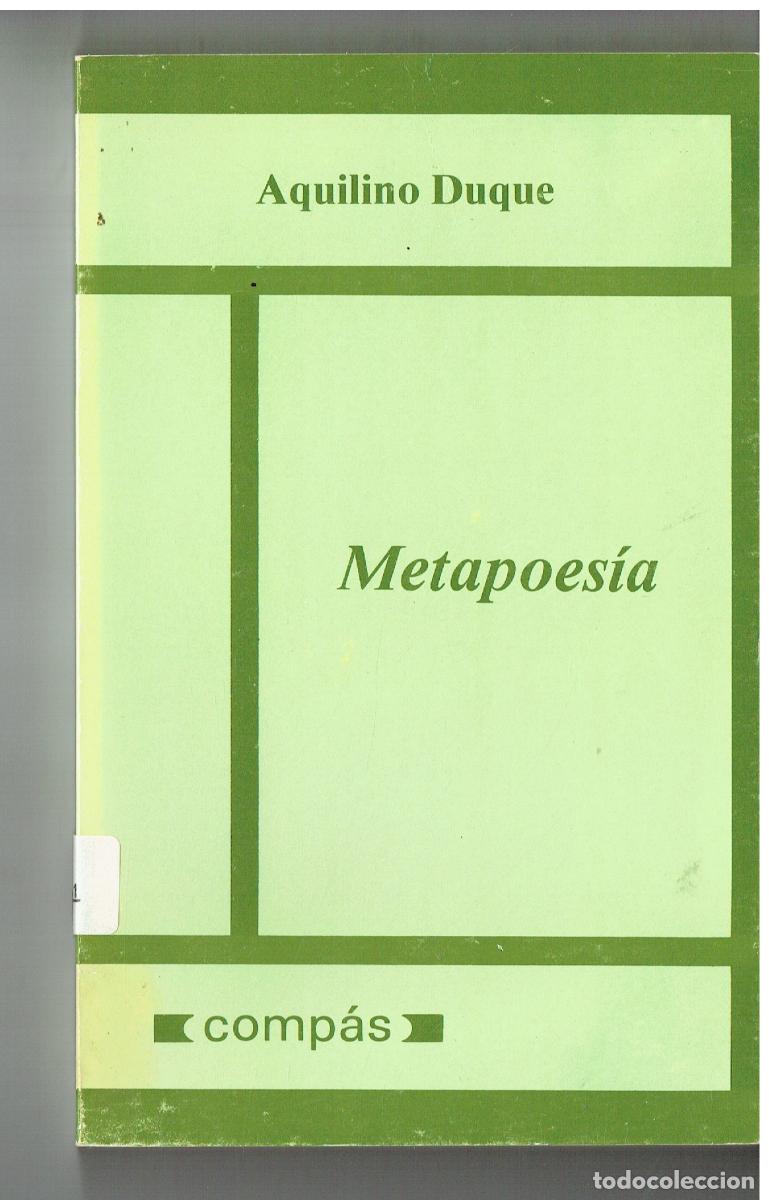 Libri di seconda mano: METAPO&Eacute;SIA. AQUILINO DUQUE. COMP&Aacute;S. SEVILLA, 1984. (P/C56)