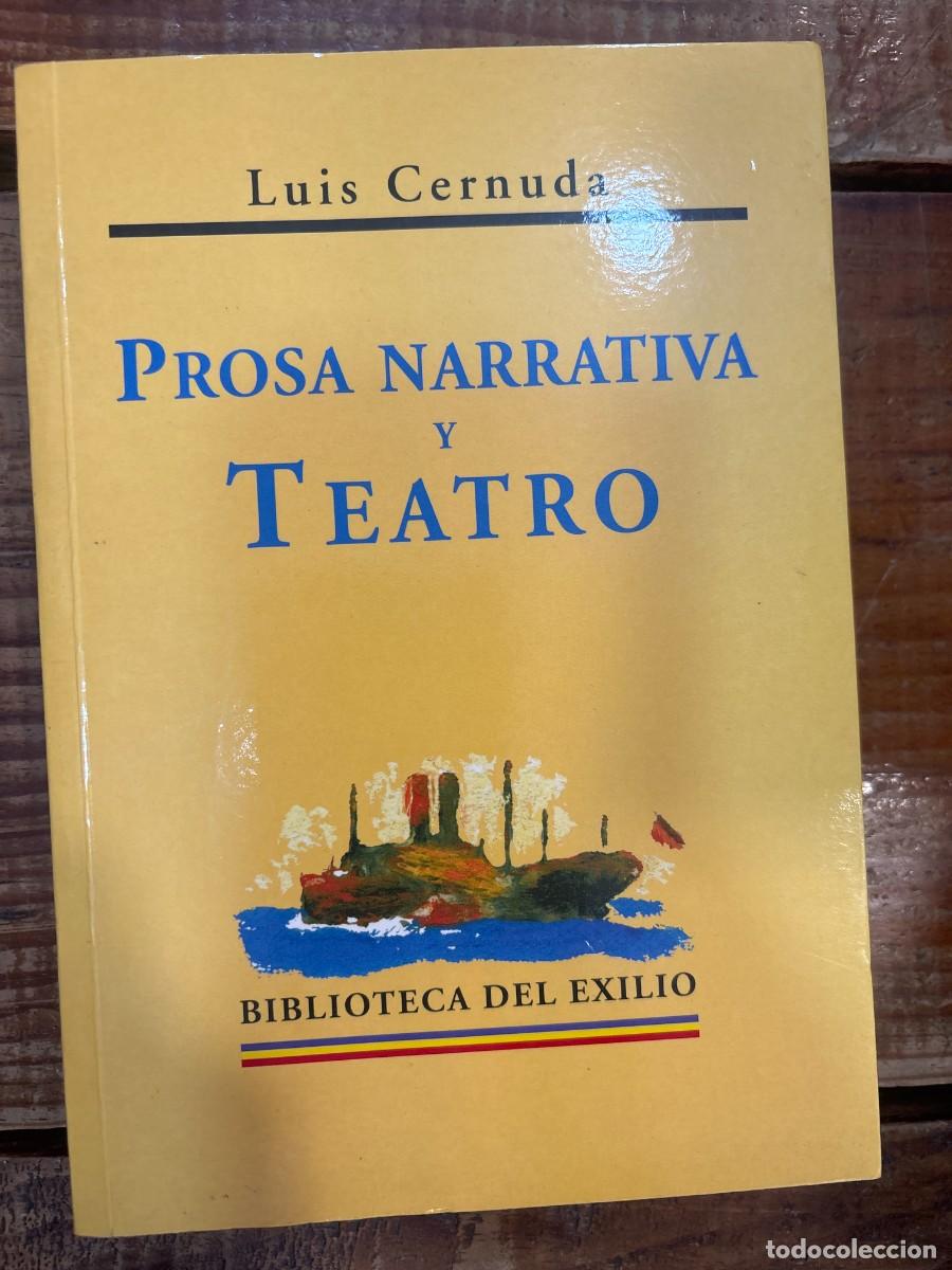 Libros: Prosa narrativa y TeatroCernuda, Luis Idioma: Espa&ntilde;ol
