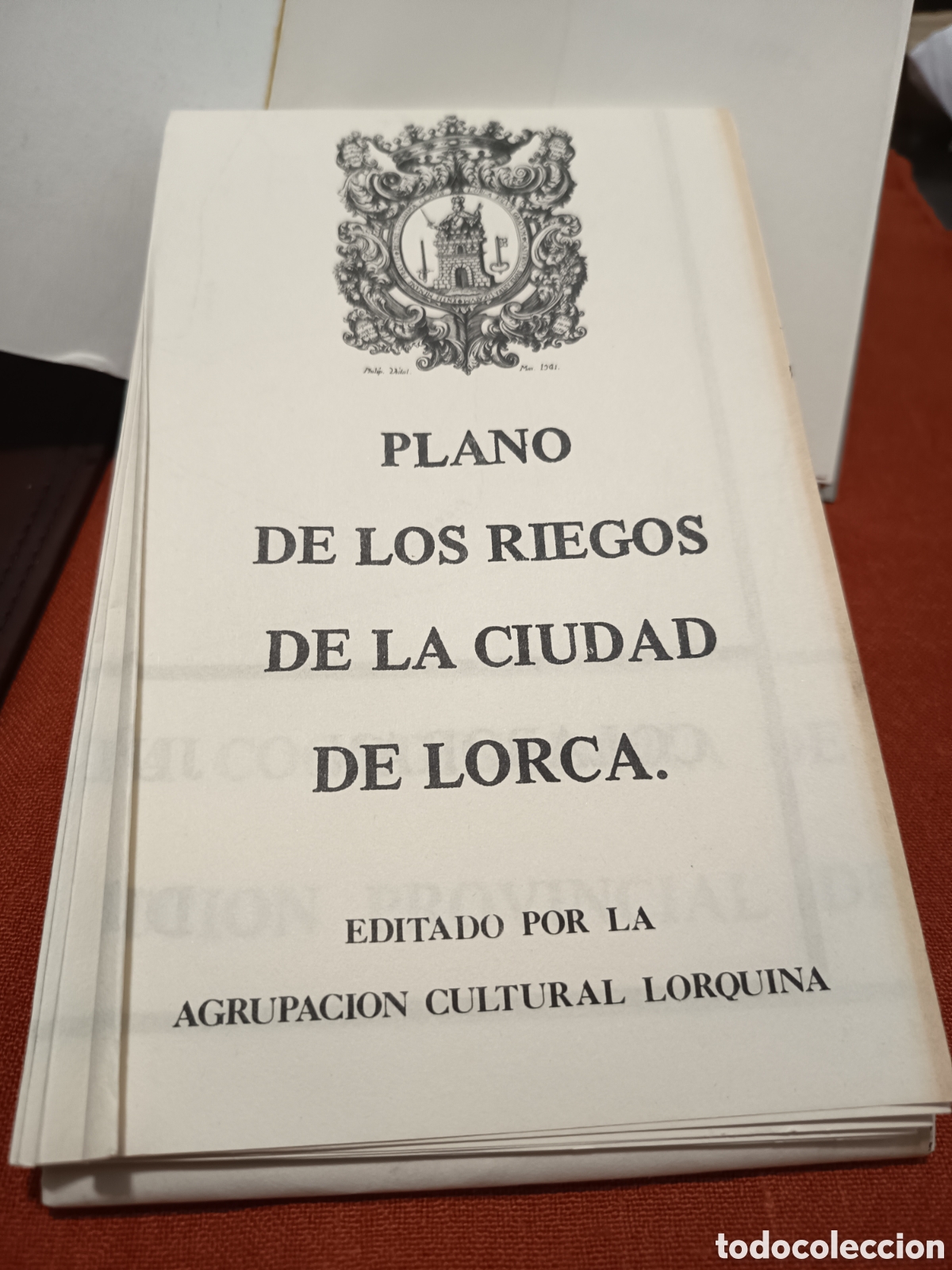 Libros: Historia de los Riegos de Lorca MAPA ADICIONAL - Foto 4
