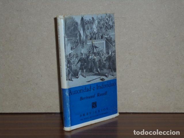 books: AUTORIDAD E INDIVIDUO - Russell, Bertrand