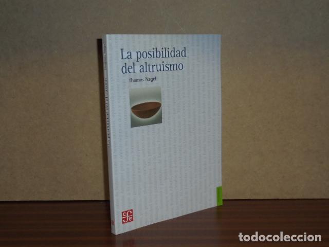 Libri di seconda mano: LA POSIBILIDAD DEL ALTRUISMO - Nagel, Thomas