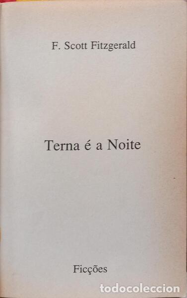 Libros: FITZGERALD. (F. Scott) - TERNA &Eacute; A NOITE. - Foto 2