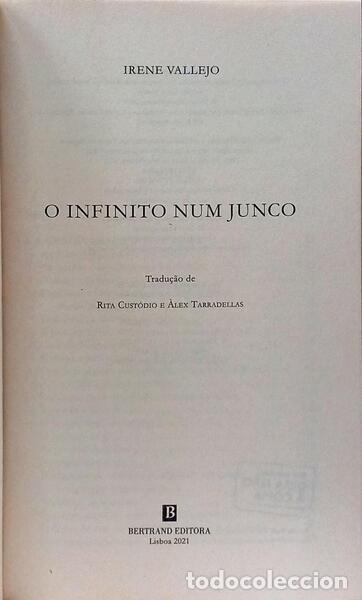 Libros: VALLEJO. (Irene) - O INFINITO NUM JUNCO. [1.&ordf; EDI&Ccedil;&Atilde;O - C/TARJA] - Foto 2