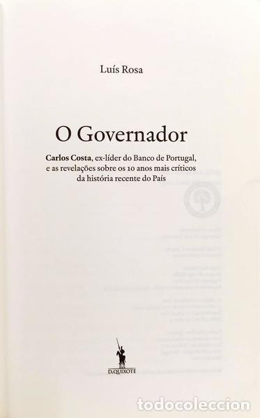 Libros: ROSA. (Lu&iacute;s) - O GOVERNADOR. [3.&ordf; EDI&Ccedil;&Atilde;O] - Foto 2
