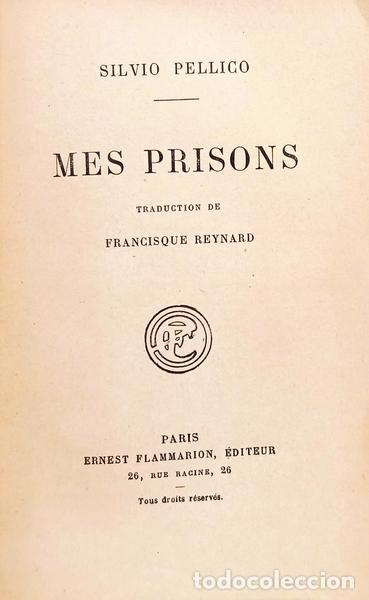 Libros: PELLICO. (Silvio) - MES PRISONS. - Foto 2