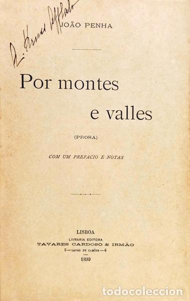 Libros: PENHA. (Jo&atilde;o) - POR MONTES E VALLES. [BORCH.] - Foto 2