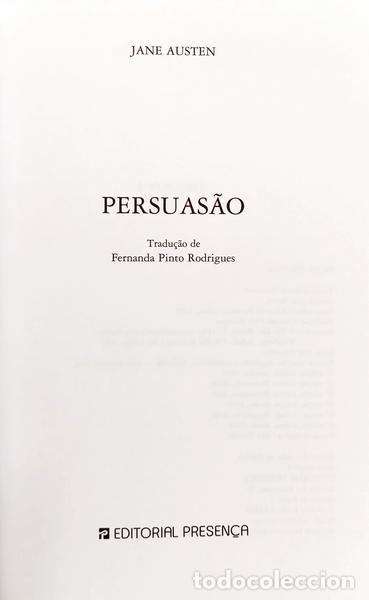 Libros: AUSTEN. (Jane) - PERSUAS&Atilde;O. [6.&ordf; EDI&Ccedil;&Atilde;O] - Foto 2