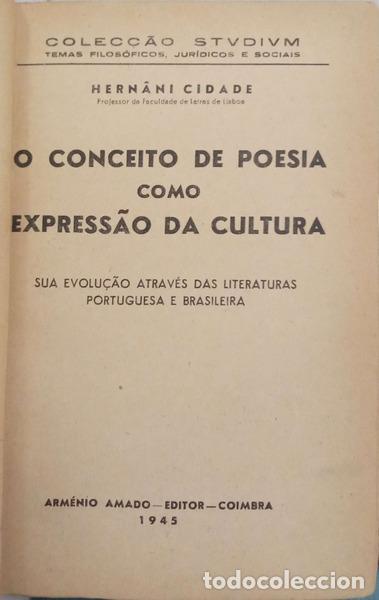 B&uuml;cher: CIDADE. (Hern&acirc;ni) - O CONCEITO DE POESIA COMO EXPRESS&Atilde;O DA CULTURA.