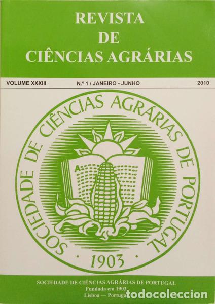 B&uuml;cher: REVISTA DE CI&Ecirc;NCIAS AGR&Aacute;RIAS, VOL. XXXIII, N.&ordm; 1, JANEIRO-JUNHO 2010 - VOL. XXXIII, N.&ordm; 2, JULHO-DEZ