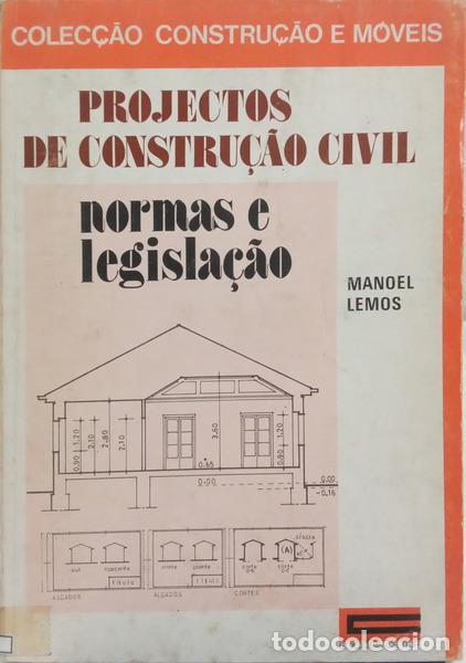 Libros: LEMOS. (Manoel) - PROJECTOS DE CONSTRU&Ccedil;&Atilde;O CIVIL. [2.&ordf; EDI&Ccedil;&Atilde;O] - Foto 1