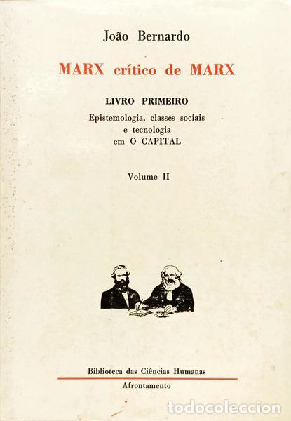 Libri di seconda mano: BERNARDO. (Jo&atilde;o) - MARX CR&Iacute;TICO DE MARX: LIVRO PRIMEIRO.