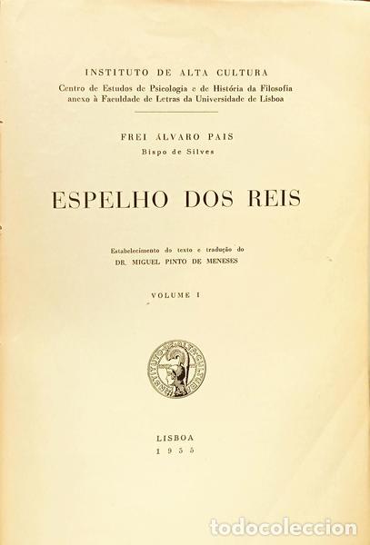 Libros: PAIS. (Frei &Aacute;lvaro) - ESPELHO DOS REIS. - Foto 2