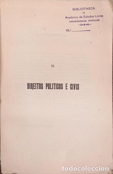 Libros: MACHADO. (Fern&atilde;o Botto) - DIREITOS POL&Iacute;TICOS E CIVIS. - Foto 2