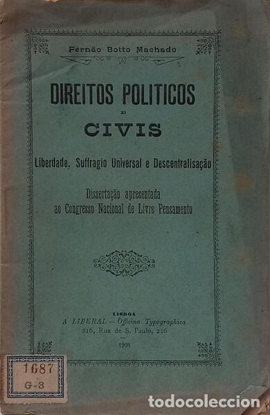 Libros: MACHADO. (Fern&atilde;o Botto) - DIREITOS POL&Iacute;TICOS E CIVIS. - Foto 1