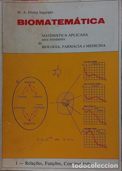 Libros: PITEIRA SEGURADO. (Manuel Ant&oacute;nio) - BIOMATEM&Aacute;TICA. [2 VOLS.] - Foto 1